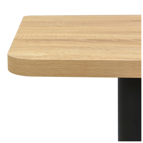 vidaXL Bistro Table Oak Colour 70x70x107 cm by vidaXL