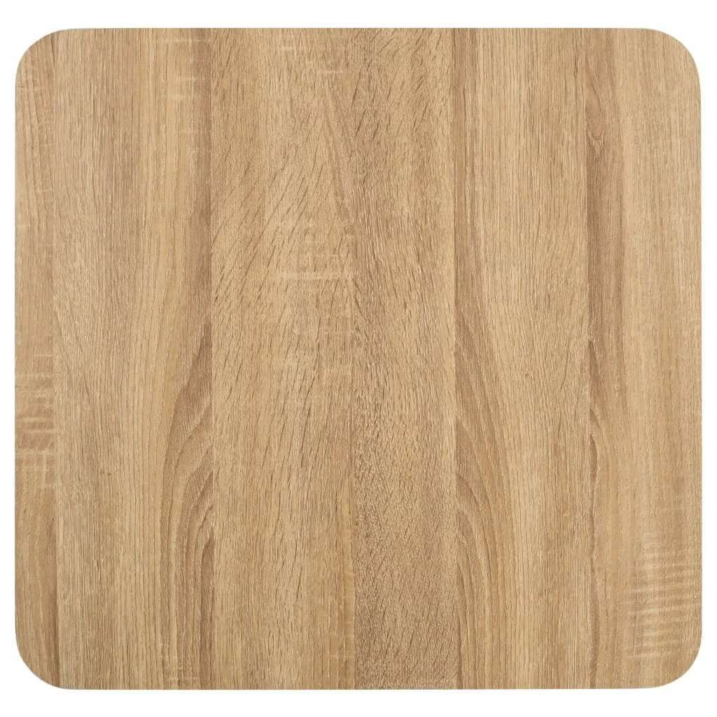 vidaXL Bistro Table Light Brown 50x50 cm MDF by vidaXL
