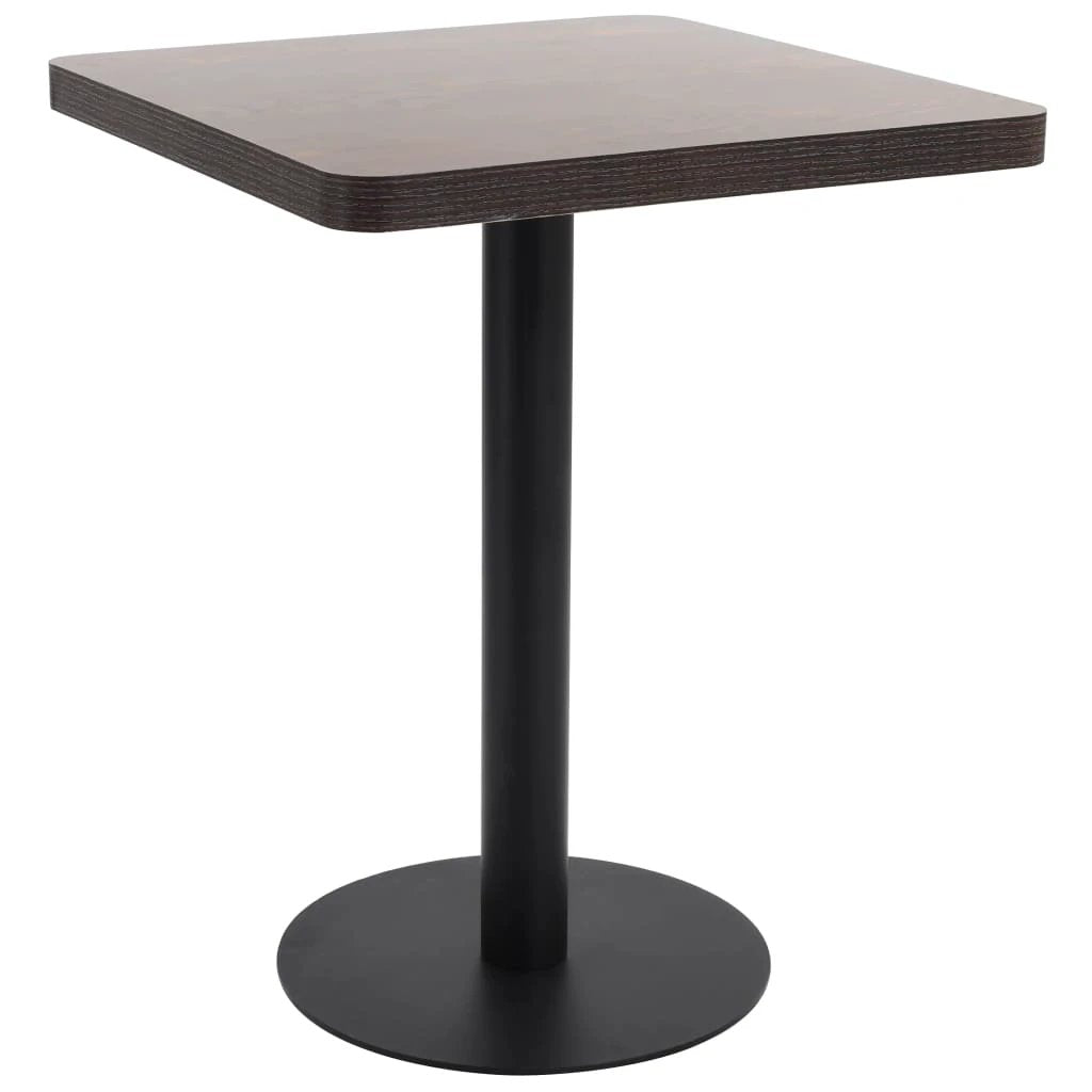 vidaXL vidaXL Bistro Table Light Brown 50x50 cm MDF - Bistro Sets