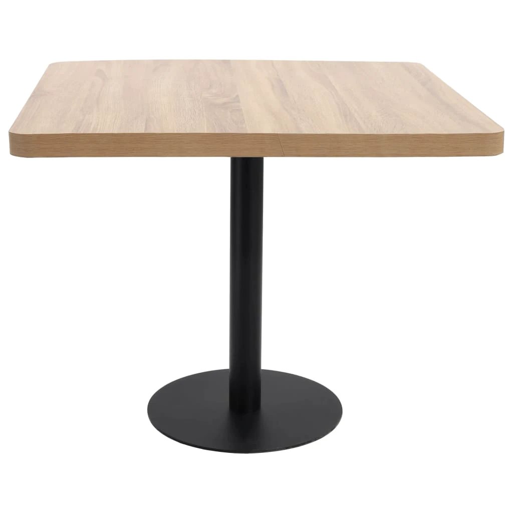vidaXL Bistro Table Light Brown 50x50 cm MDF by vidaXL