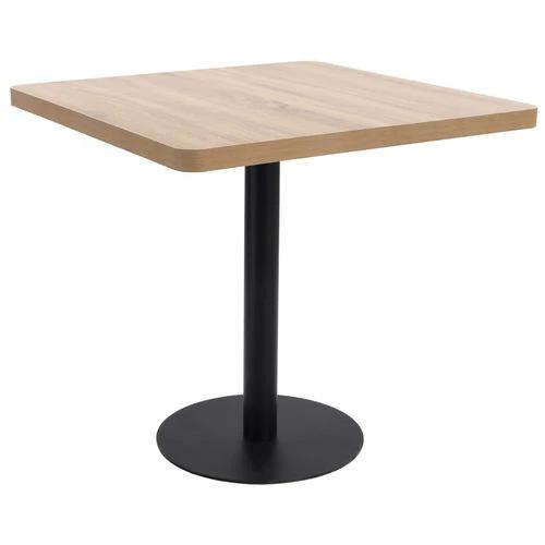 vidaXL Bistro Table Light Brown 50x50 cm MDF by vidaXL