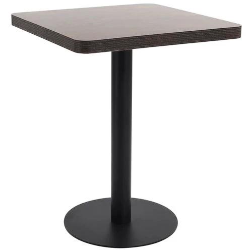 vidaXL Bistro Table Light Brown 50x50 cm MDF by vidaXL