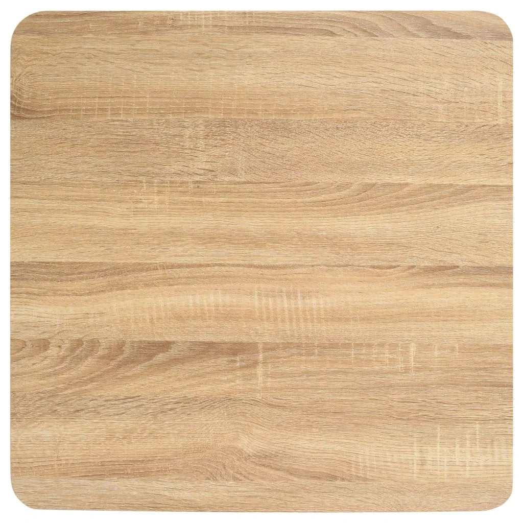 vidaXL Bistro Table Light Brown 50x50 cm MDF by vidaXL