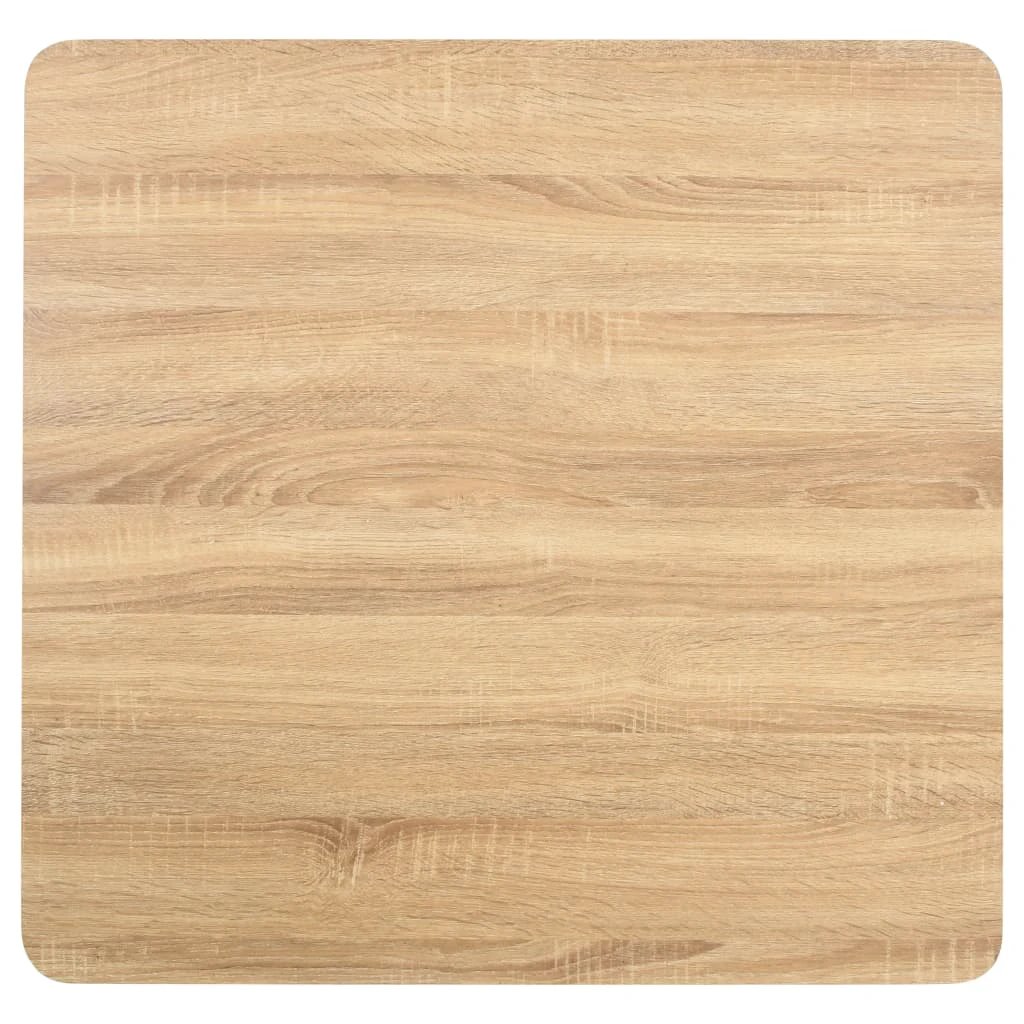 vidaXL Bistro Table Light Brown 50x50 cm MDF by vidaXL