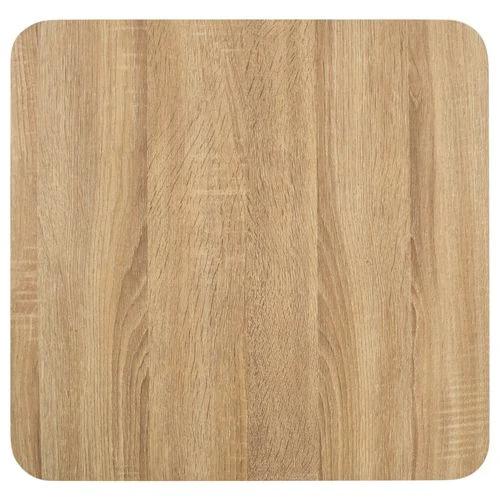vidaXL Bistro Table Light Brown 50x50 cm MDF by vidaXL