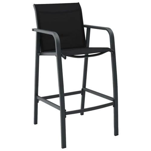 vidaXL vidaXL 3 Piece Garden Bar Set Black -