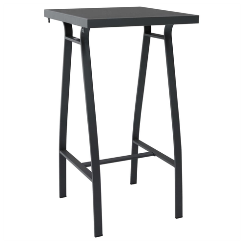 vidaXL vidaXL 3 Piece Garden Bar Set Black -