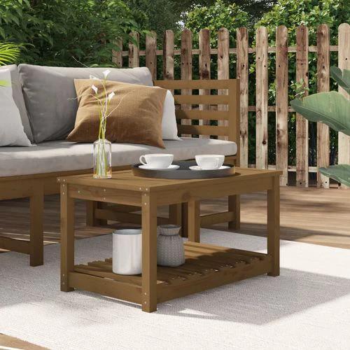 vidaXL Garden Table 82.5x50.5x45 cm Solid Wood Pine by vidaXL