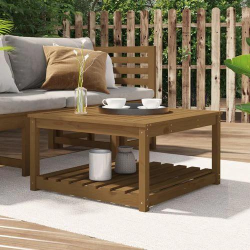 vidaXL Garden Table 82.5x50.5x45 cm Solid Wood Pine by vidaXL