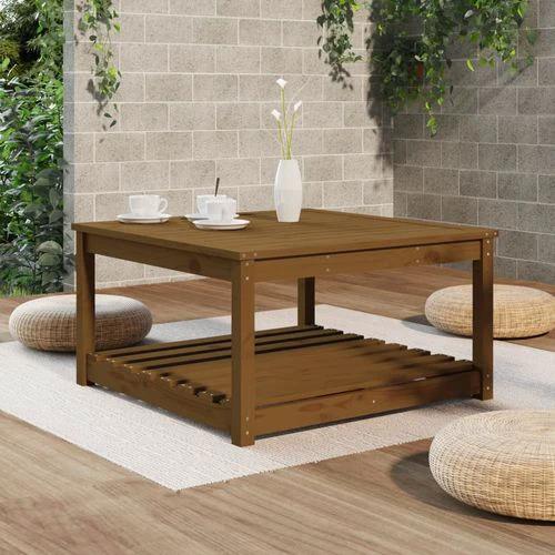 vidaXL Garden Table 82.5x50.5x45 cm Solid Wood Pine by vidaXL