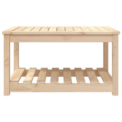vidaXL Garden Table 82.5x50.5x45 cm Solid Wood Pine by vidaXL
