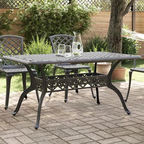 vidaXL Garden Table Bronze 150x90x72 cm Cast Aluminium by vidaXL
