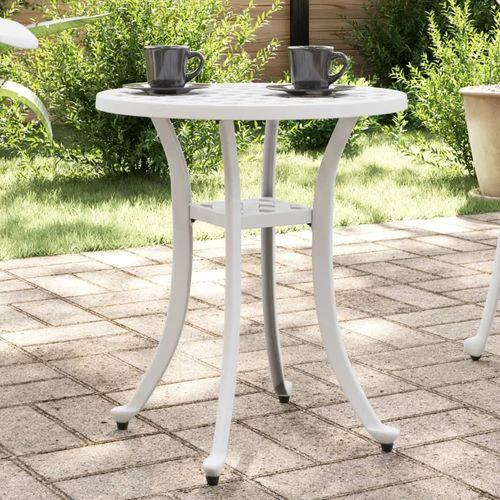 vidaXL Garden Table Bronze Ø48x53 cm Cast Aluminium by vidaXL