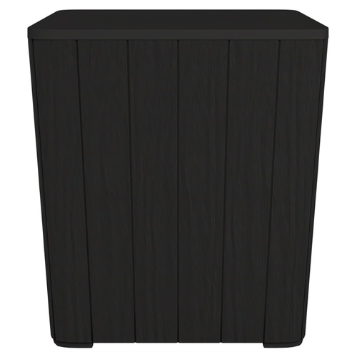 vidaXL vidaXL Garden Table with Removable Lid Black Polypropylene -