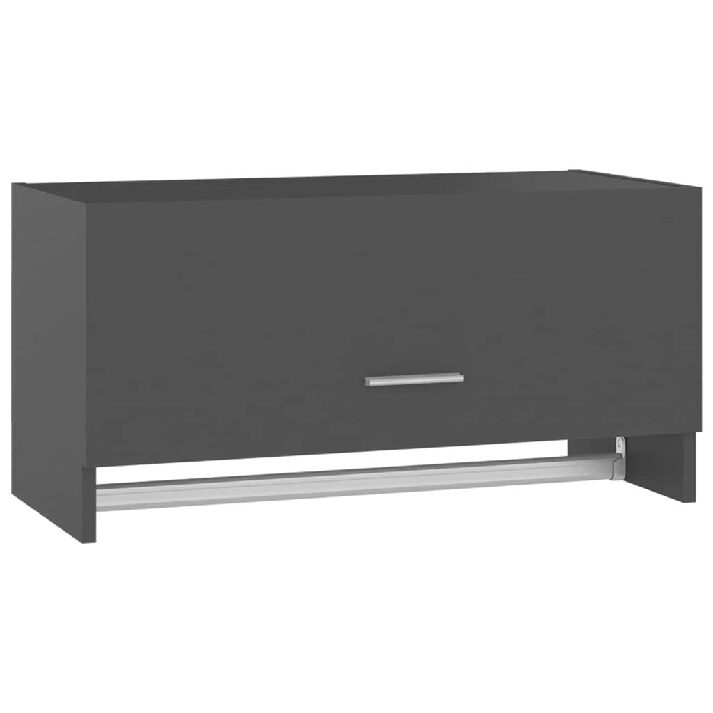 vidaXL Wardrobe White 70x32.5x35 cm Engineered Wood -