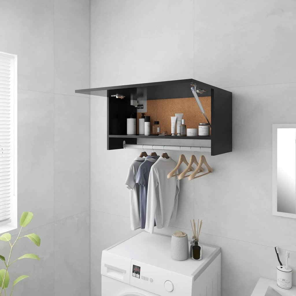 vidaXL Wardrobe White 70x32.5x35 cm Engineered Wood -