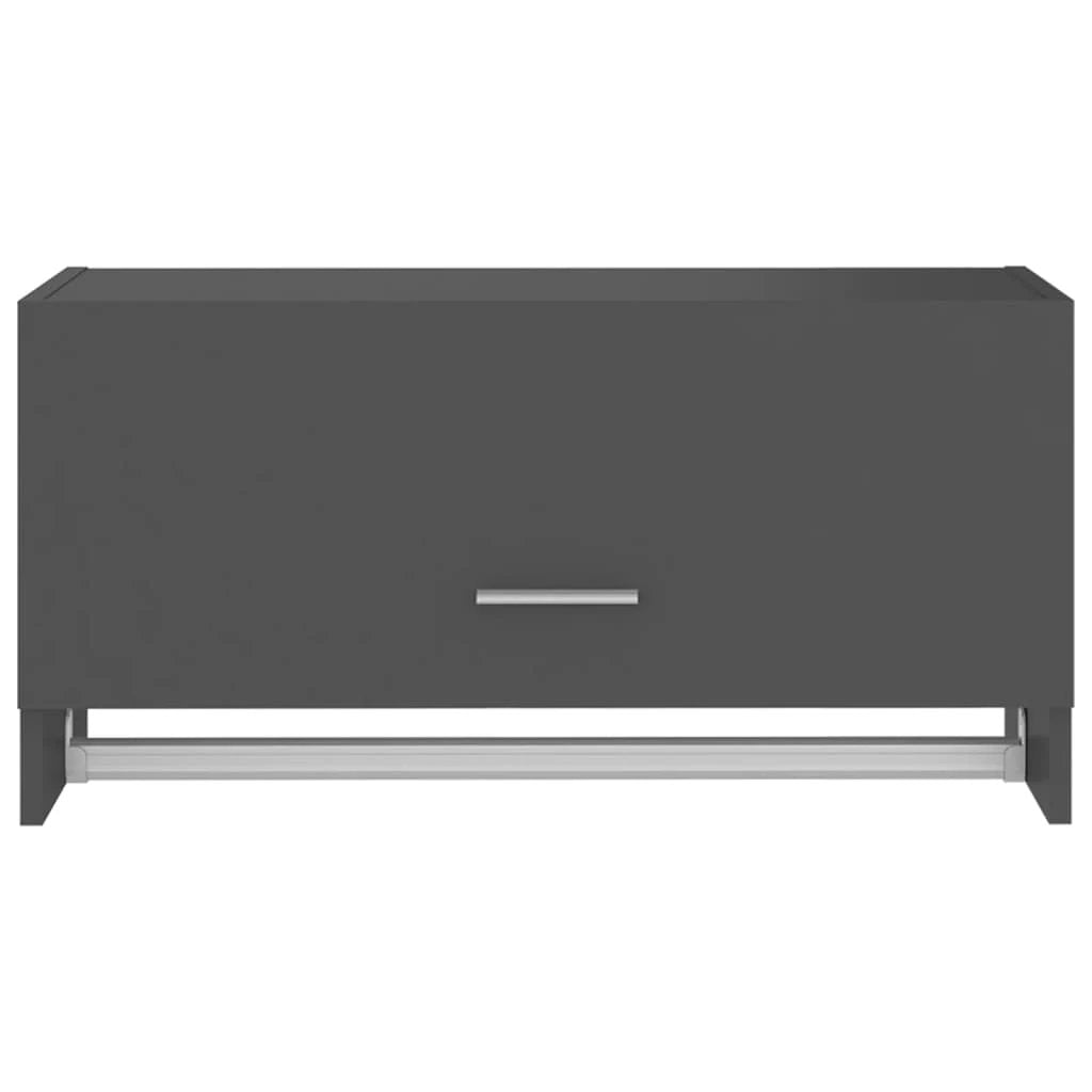 vidaXL Wardrobe White 70x32.5x35 cm Engineered Wood -