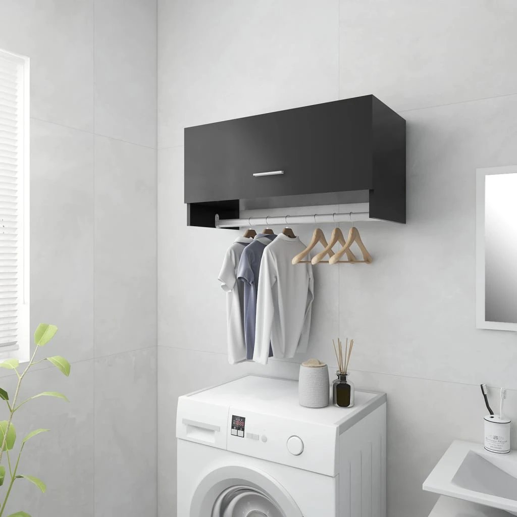 vidaXL Wardrobe White 70x32.5x35 cm Engineered Wood -