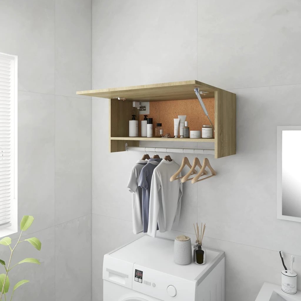 vidaXL Wardrobe White 70x32.5x35 cm Engineered Wood by vidaXL