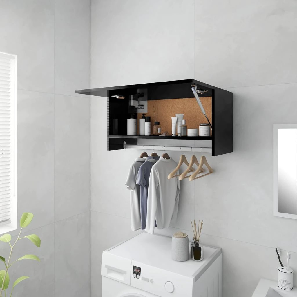 vidaXL Wardrobe White 70x32.5x35 cm Engineered Wood -