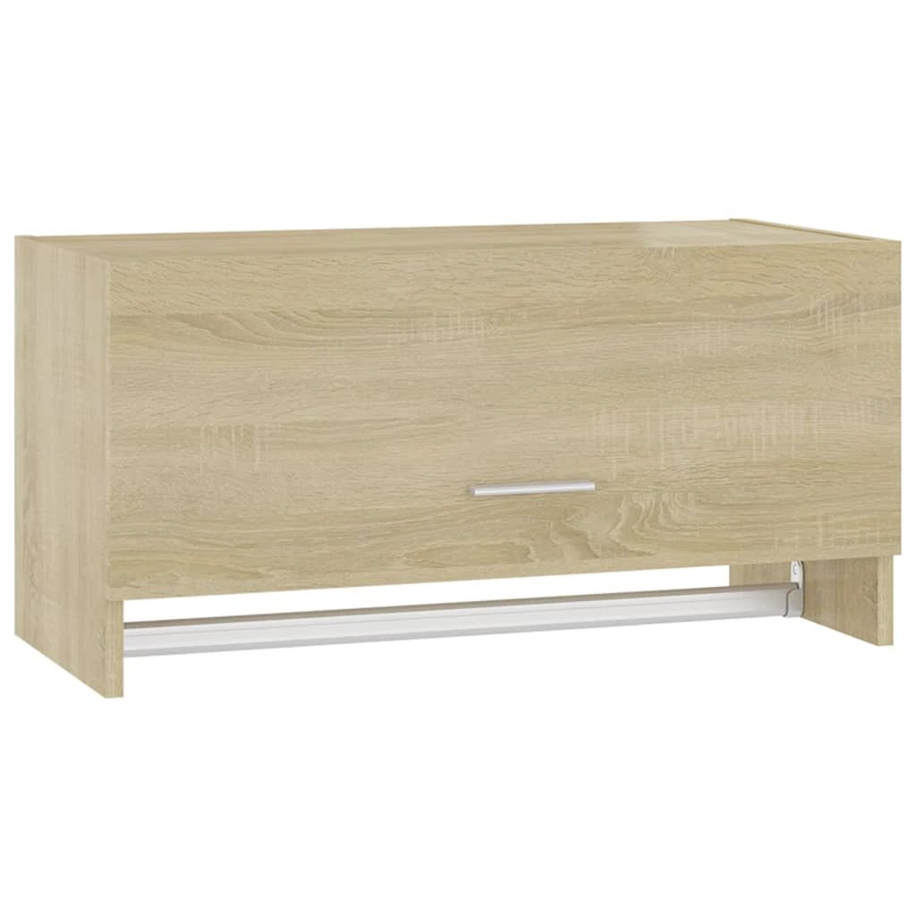 vidaXL Wardrobe White 70x32.5x35 cm Engineered Wood by vidaXL
