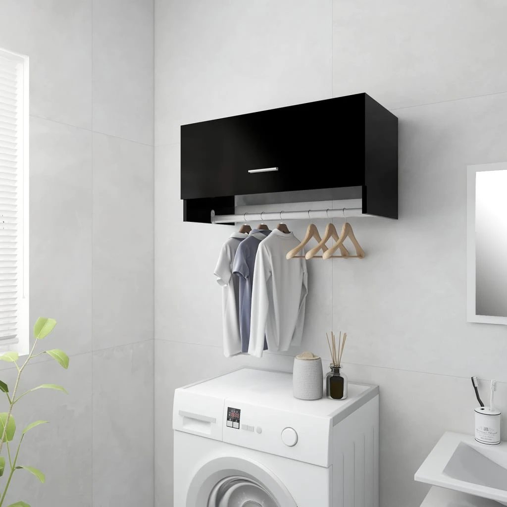 vidaXL Wardrobe White 70x32.5x35 cm Engineered Wood by vidaXL