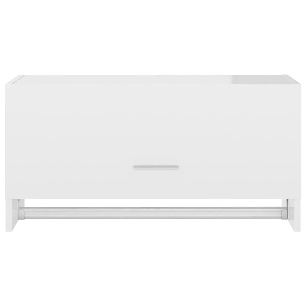 vidaXL Wardrobe White 70x32.5x35 cm Engineered Wood by vidaXL