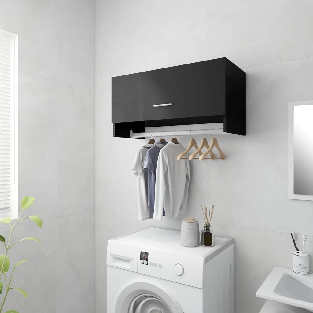 vidaXL Wardrobe White 70x32.5x35 cm Engineered Wood by vidaXL
