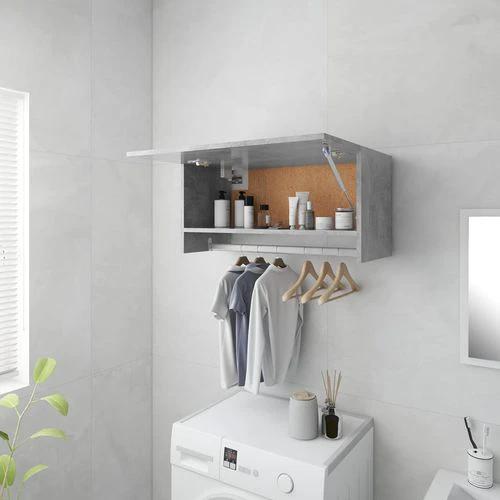 vidaXL Wardrobe White 70x32.5x35 cm Engineered Wood by vidaXL
