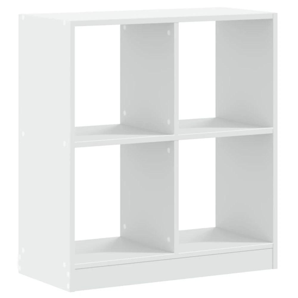 Bookcase White 68.5x32x75 cm vidaXL Engineered Wood by vidaXL