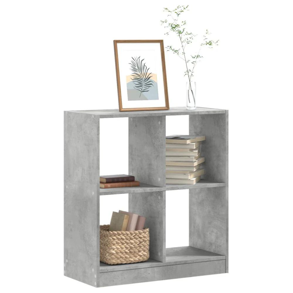 Bookcase White 68.5x32x75 cm vidaXL Engineered Wood by vidaXL