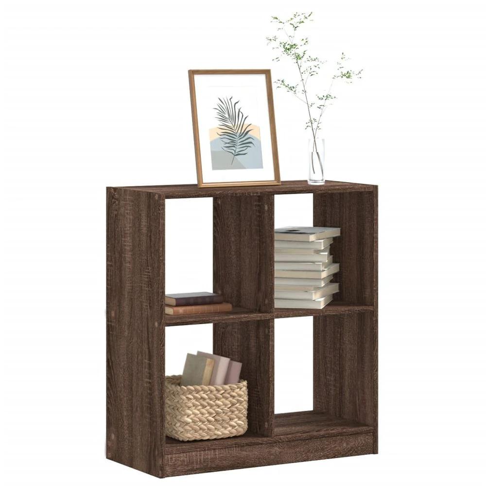 Bookcase White 68.5x32x75 cm vidaXL Engineered Wood by vidaXL