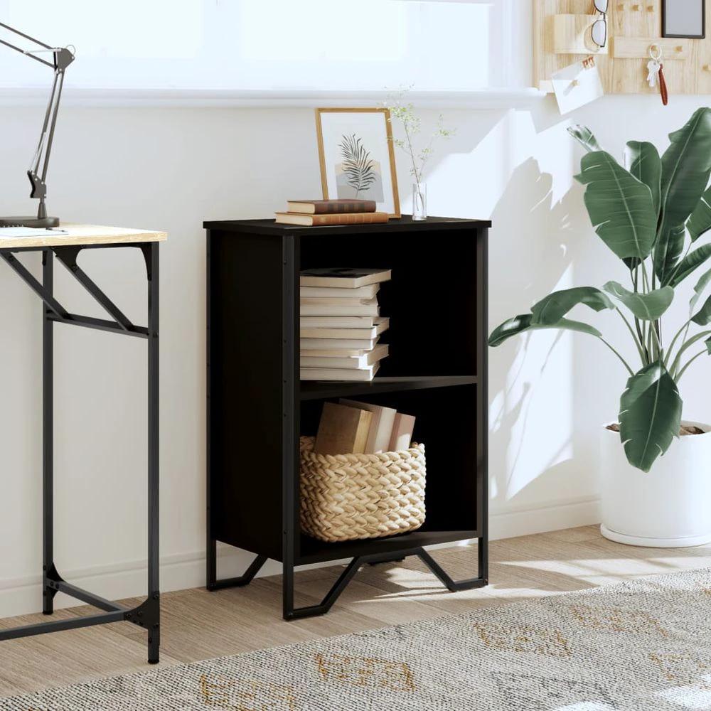 vidaXL Bookcase Black 50x31x74.5 cm vidaXL Engineered Wood - Uncategorized Bookcase