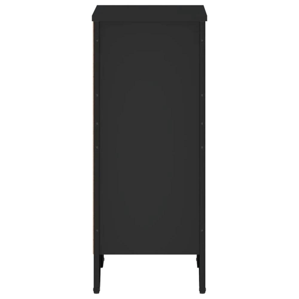 vidaXL Bookcase Black 50x31x74.5 cm vidaXL Engineered Wood - Uncategorized Bookcase