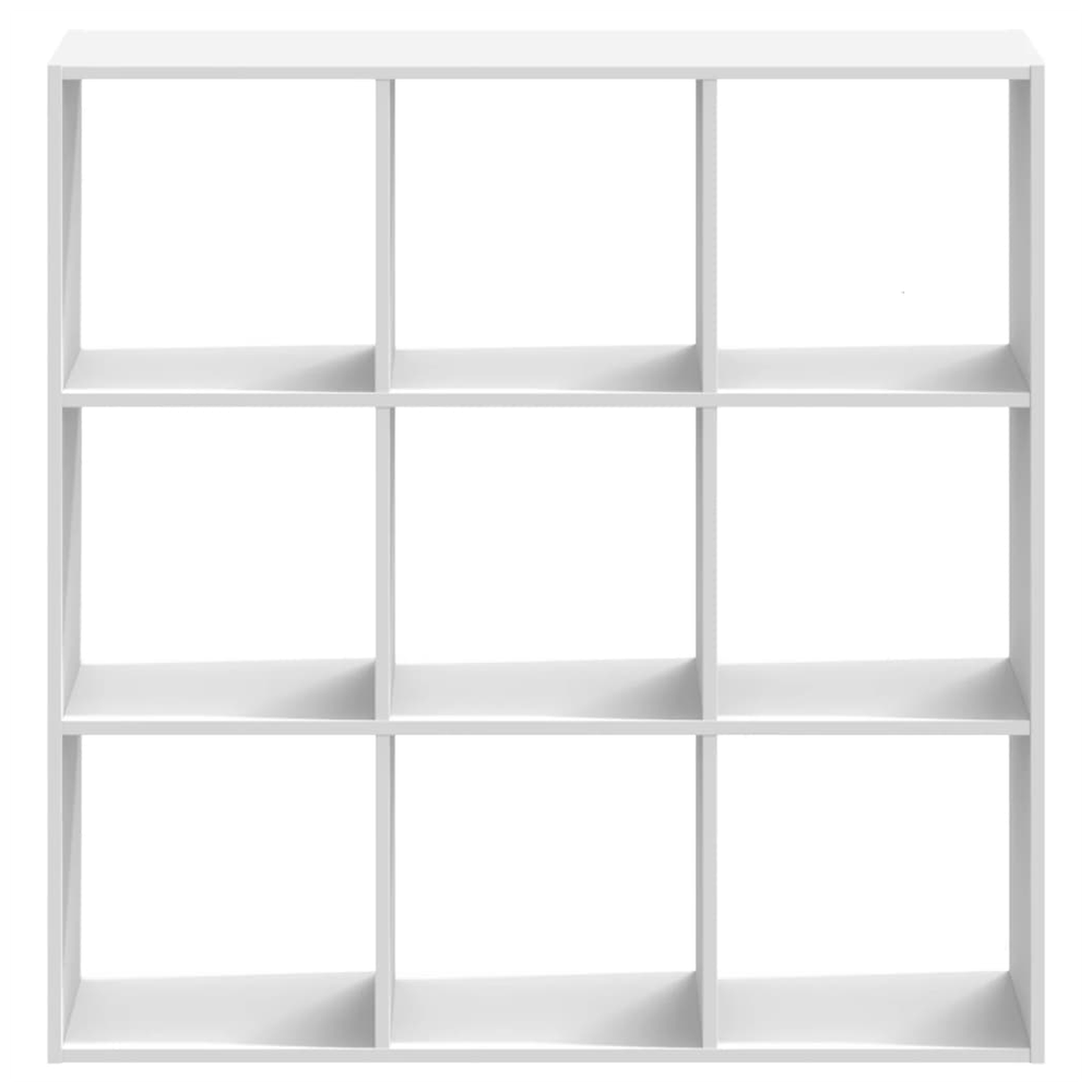 vidaXL Bookcase White 102x32x102 cm vidaXL Engineered Wood - Uncategorized Bookcase