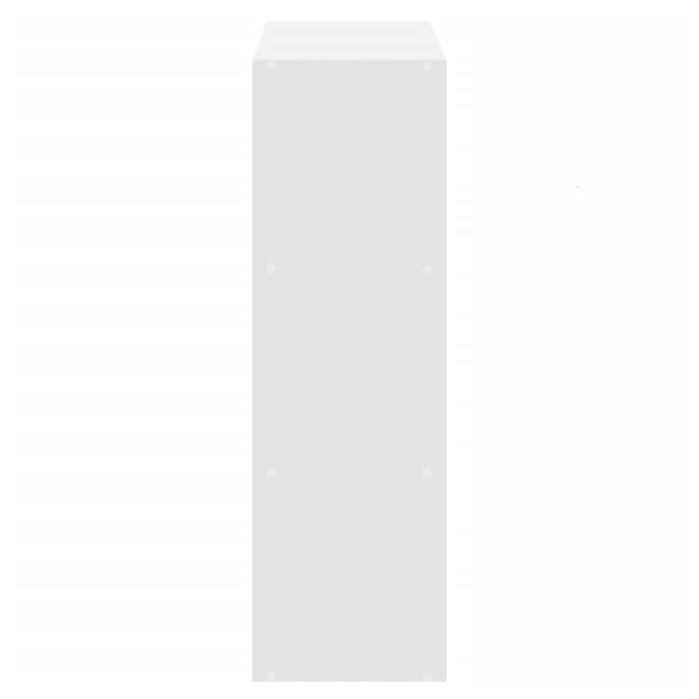 vidaXL Bookcase White 102x32x102 cm vidaXL Engineered Wood - Uncategorized Bookcase