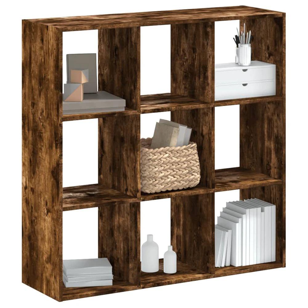 Bookcase White 102x32x102 cm vidaXL Engineered Wood by vidaXL