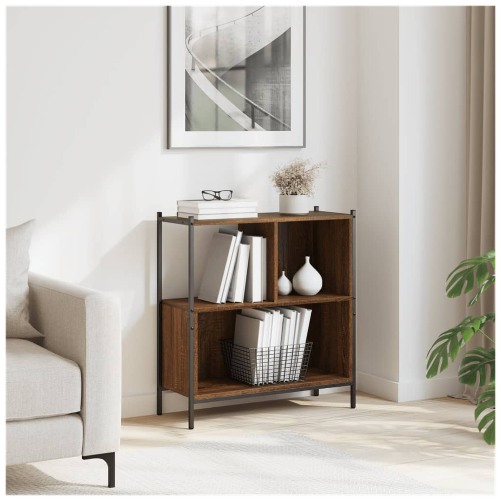 vidaXL Bookcase Black 72x28x77.5 cm vidaXL Engineered Wood - Uncategorized Bookcase