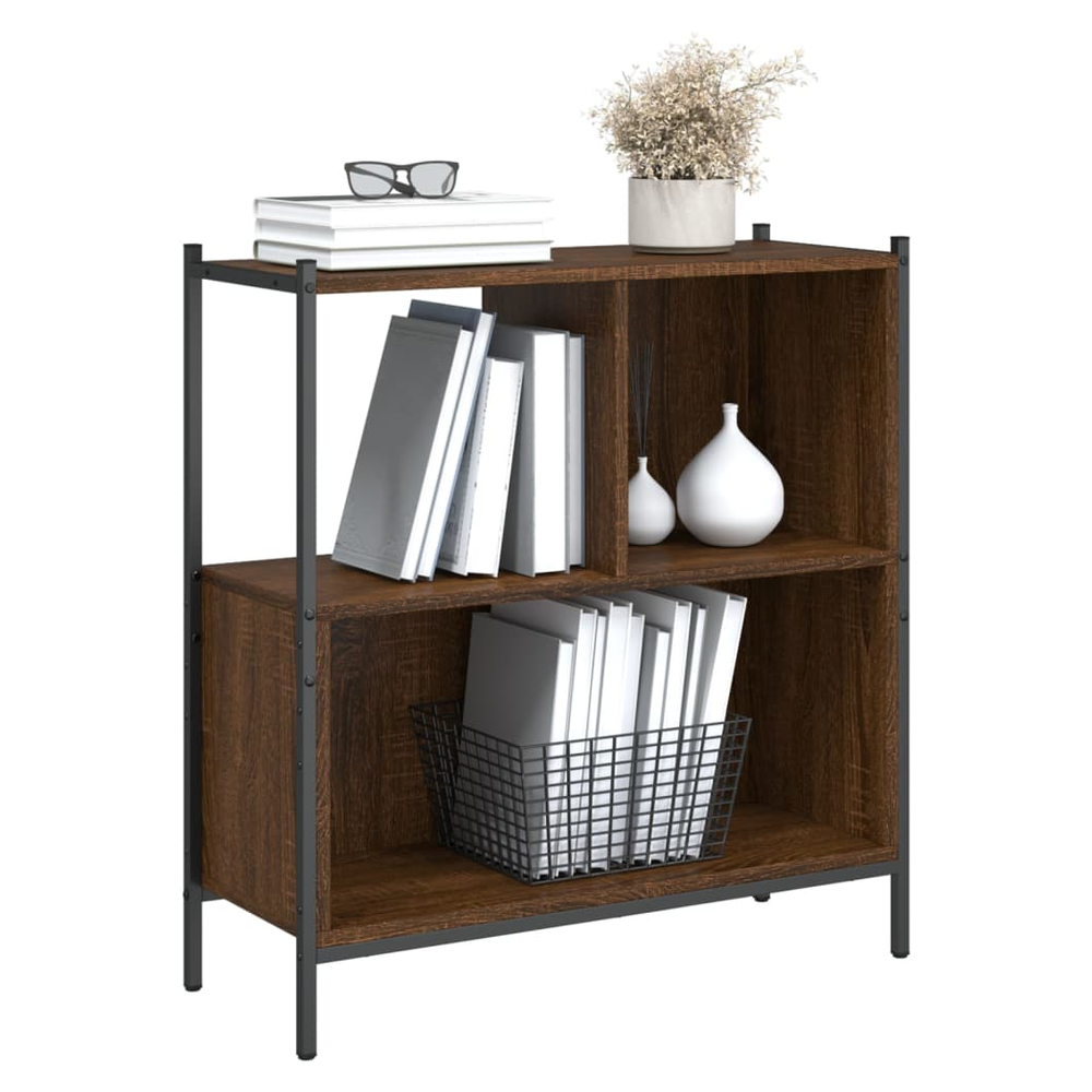 vidaXL Bookcase Black 72x28x77.5 cm vidaXL Engineered Wood - Uncategorized Bookcase