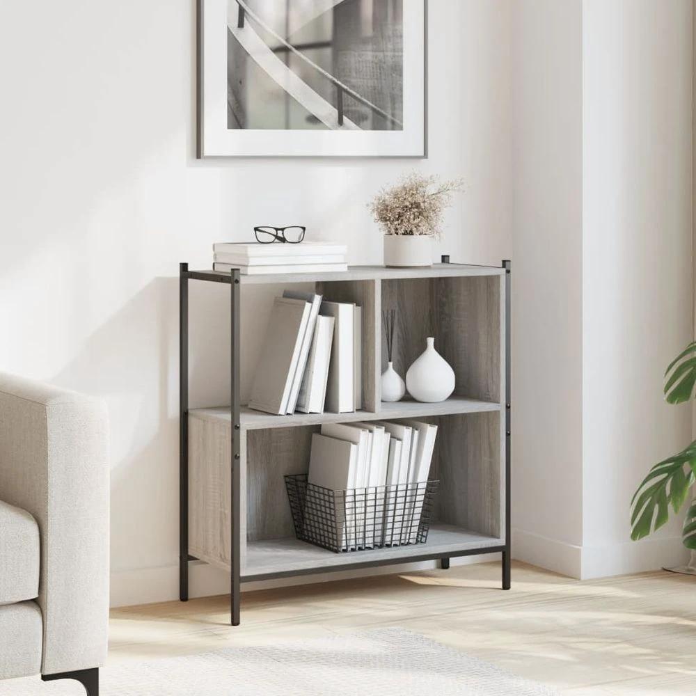 vidaXL Bookcase Black 72x28x77.5 cm vidaXL Engineered Wood - Uncategorized Bookcase