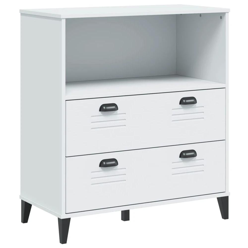 Bookcase VIKEN White 80x40x90 cm vidaXL Engineered Wood by vidaXL
