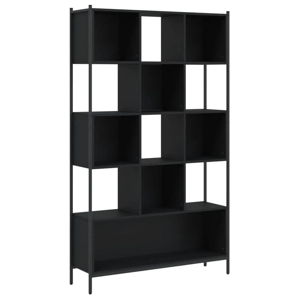 Bookcase Black 102x28x172 cm Engineered Wood vidaXL by vidaXL