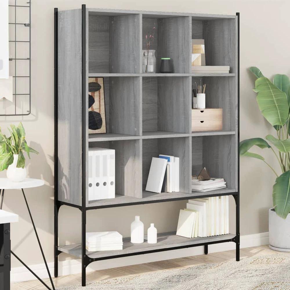 vidaXL Bookcase Black 102x30x141.5 cm vidaXL Engineered Wood - Uncategorized Bookcase