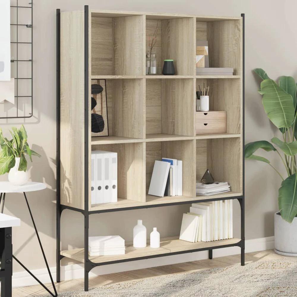 vidaXL Bookcase Black 102x30x141.5 cm vidaXL Engineered Wood - Uncategorized Bookcase