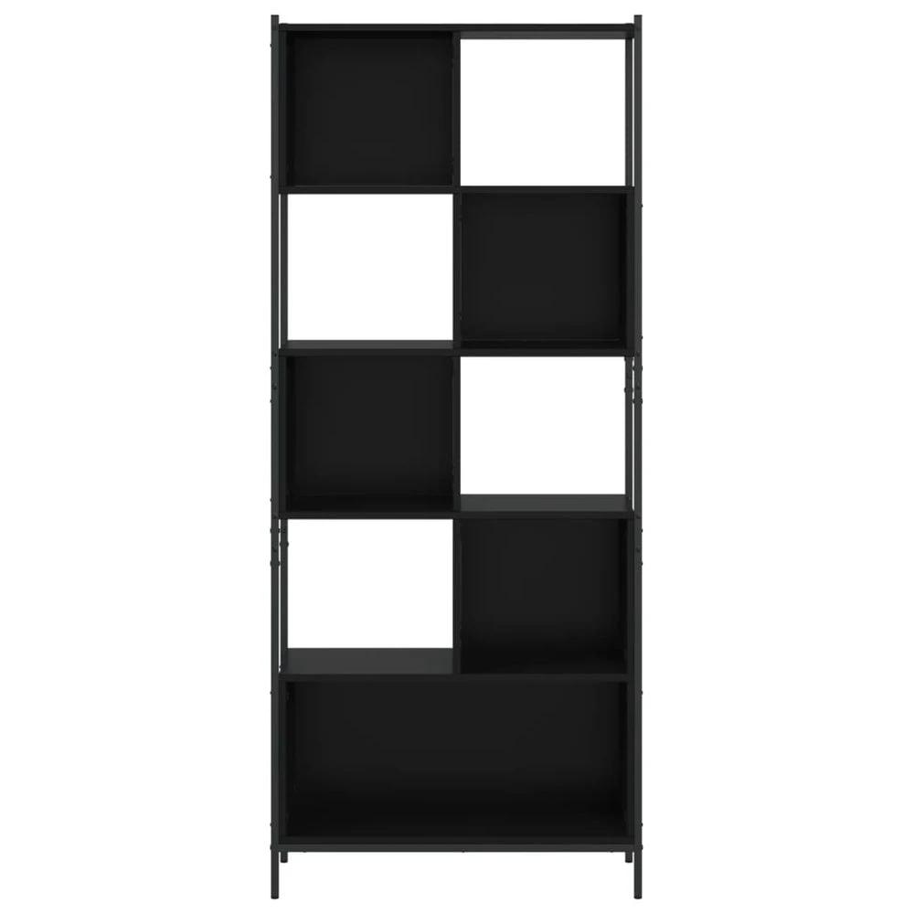 Bookcase Black 72x28x172 cm vidaXL Engineered Wood by vidaXL