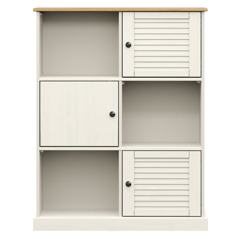 vidaXL Bookcase VIGO 90x35x114.5 cm vidaXL Solid Wood Pine - Uncategorized Bookcase