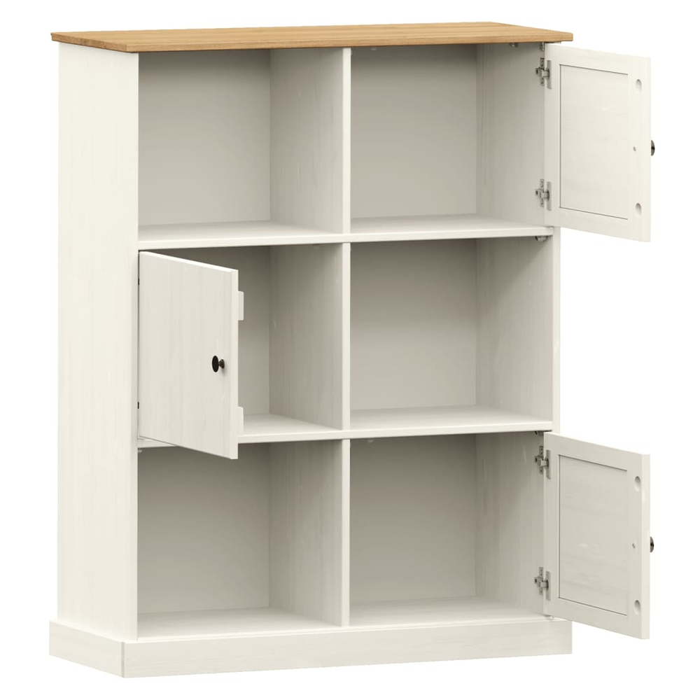 vidaXL Bookcase VIGO 90x35x114.5 cm vidaXL Solid Wood Pine - Uncategorized Bookcase