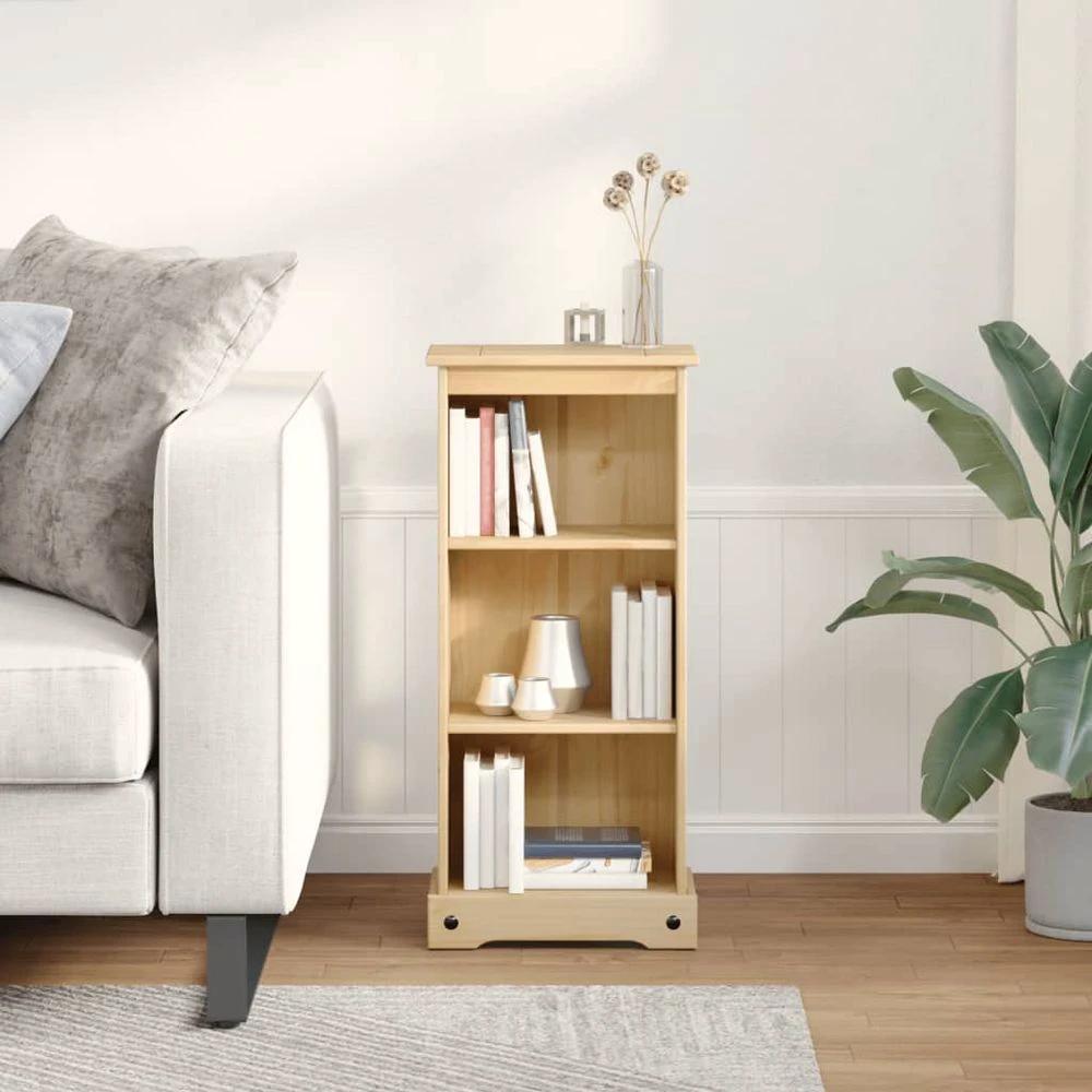 vidaXL Bookcase Corona 46x29x100 cm vidaXL Solid Wood Pine - Uncategorized Bookcase