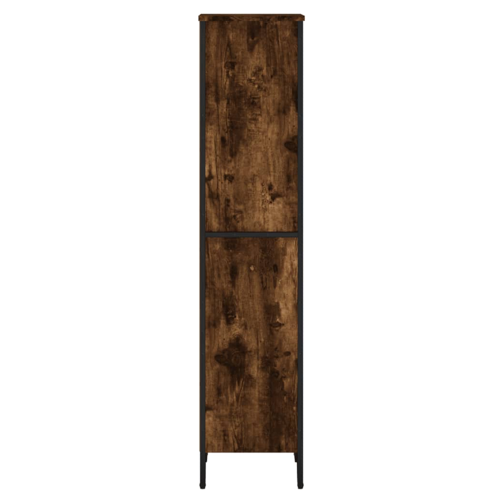 Bookcase Smoked Oak 50x31x137.5 cm vidaXL Engineered Wood by vidaXL