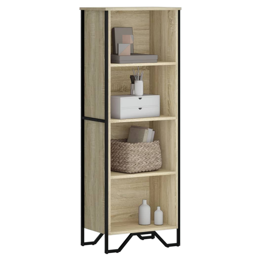 vidaXL Bookcase Sonoma Oak 50x31x137.5 cm vidaXL Engineered Wood - Uncategorized Bookcase